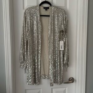 Fifteen Twenty sequin Duster size small. Never worn. Tags still on.